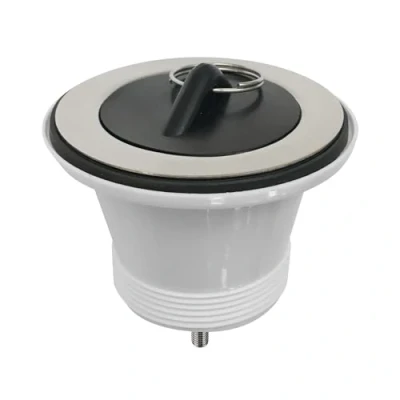 Image of Fireclay Cleaner Sink Waste with Plug Chrome