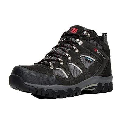 Image of Karrimor Men&#039;s Bodmin Mid Iv Weathertite High Rise Hiking Boots, Black Sea, 11 UK
