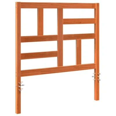 Image of vidaXL Bed Headboard Wax brown 105.5 x 4 104 cm Solid pine wood