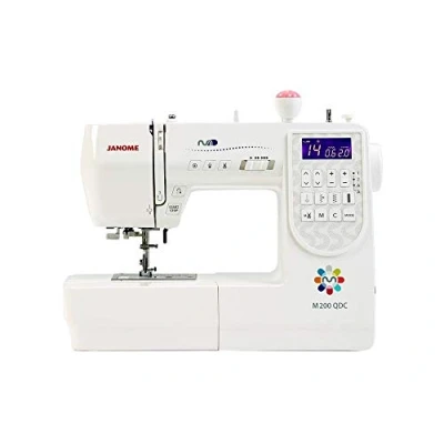 Image of Janome M200 QDC Computerised Sewing Machine. Extra Wide Table Included &amp; Bonus Pack