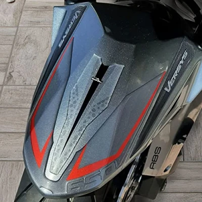 Image of Resin Bike Motorcycle 3D Stickers Compatible with Kawasaki Versys 650 2021. Front Fender Protection from Bumps and Scratches. Gadget Moto