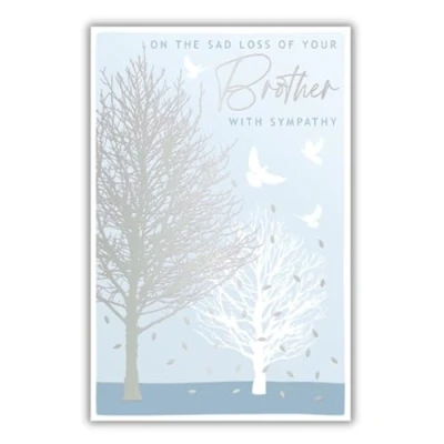Image of On The Sad Loss of Your Brother With Deepest Sympathy Card Death