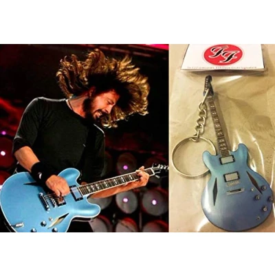 Image of Keychain Guitar Gibson Es 335 Dave Grohl Foo Fighters