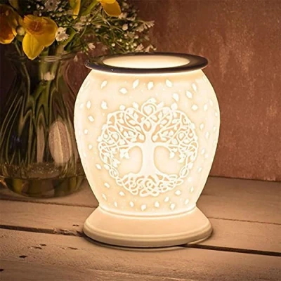 Image of The Leonardo Collection Desire Aroma Wax Melt and Oil Warmer Tree of Life Design, Multicolor, Medium, JNS_477346
