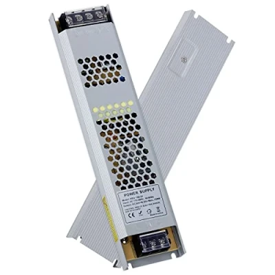 Image of VARICART Ultra Slim LED Transformer 24V Driver 150W 6.25A, 240 to 24 Volt Transformer, Constant Voltage Switching Strips Light Power Supply, Low PSU Adaptor for Cabinet