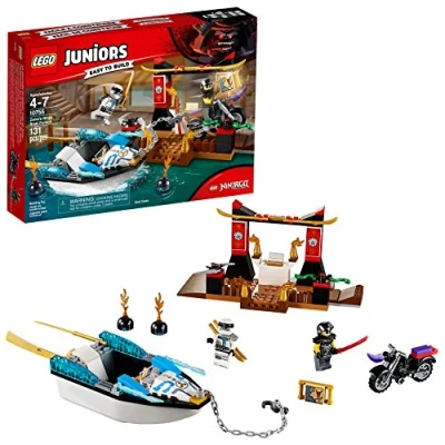 Image of LEGO Juniors/4+ Zane&#039;s Ninja Boat Pursuit 10755 Building Kit (131 Piece)