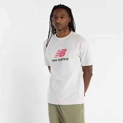 Image of New Balance Athletics Logo SS Tee L Gray