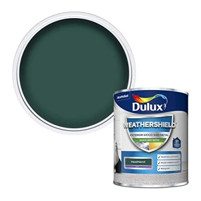 Image of Dulux Weather Shield Quick Dry Satin Paint, 750 ml Heathland