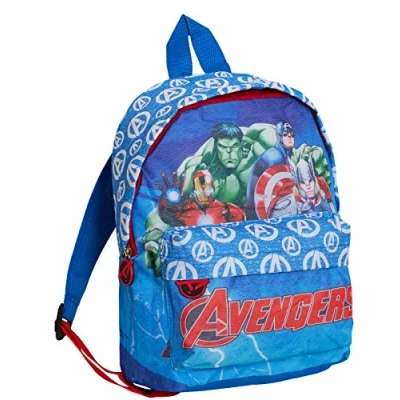 Image of Boys Marvel Avengers Backpack Kids Character School Book Lunch Bag Rucksack
