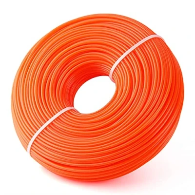 Image of FEPITO Round Strimmer Line Wire Cord 2.4mm x 96m Nylon Trimmer for Garden Petrol Strimmers