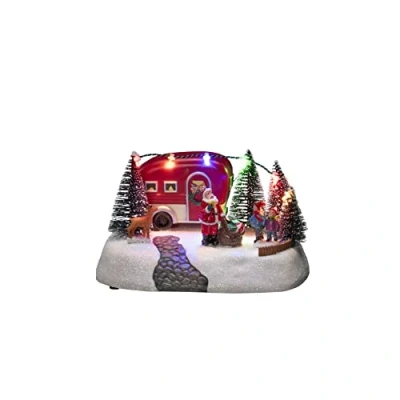 Image of Konstsmide LED Christmas Scene : Santa and Caravan Battery 4238 000
