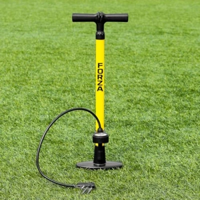 Image of FORZA Stirrup Pump Heavy Duty Air for Balls and Bike Tyres Includes Pressure Gauge Display up to 150PSI