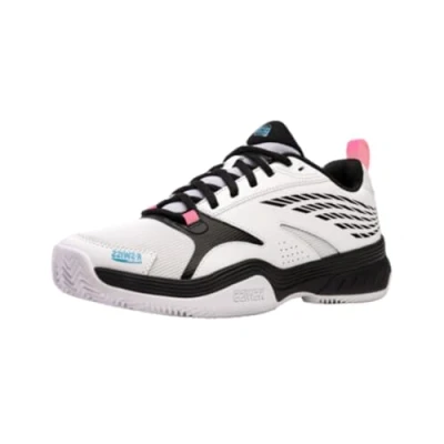 Image of K Swiss Performance Men&#039;s Speedex Padel Tennis Shoes, White/Black/Aquarius, 8 UK