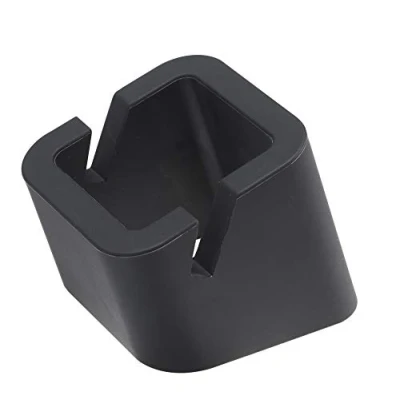 Image of Yamazaki 7768 SQUARE Tablet Stand, white, Silicone, Minimalist, 7 x 8.7 6.3 cm