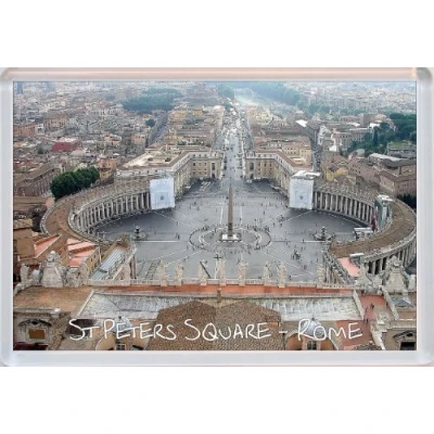 Image of St Peter&#039;s Square Vatican City Rome Italy Jumbo Fridge Magnet