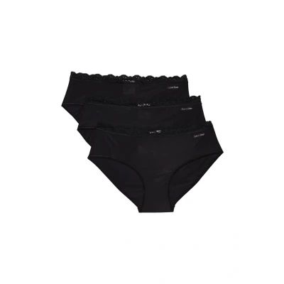 Image of Calvin Klein Women&#039;s HIPSTER 3PK, Black, L