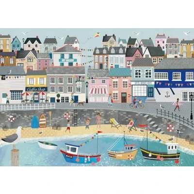 Image of Ravensburger Coastal Harbour 1000 Piece Jigsaw Puzzle for Adults and Kids Age 12 Years Up