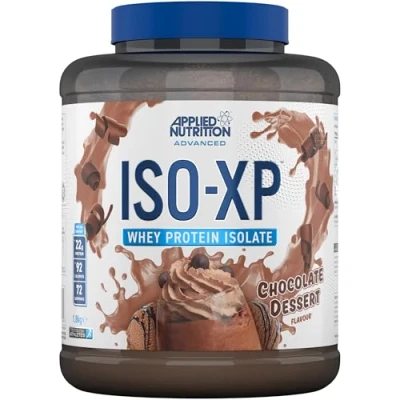 Image of Applied Nutrition ISO XP Whey Isolate Pure Protein Powder XP, Premium with Glutamine and BCAAs (1.8kg 72 Servings) (Chocolate)