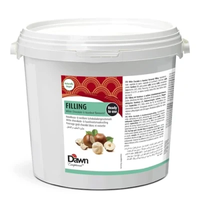 Image of Dawn Exceptional White Chocolate And Hazelnut Flavoured Filling 6kg