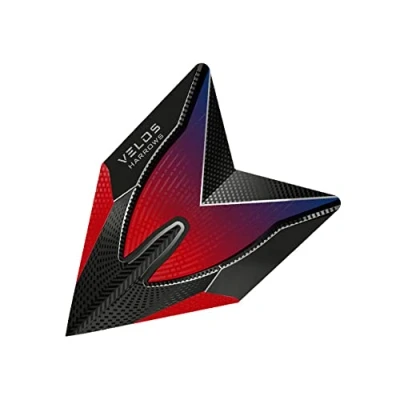 Image of Harrows Velos Dart Flights 100 Micron (Red, 1 set)