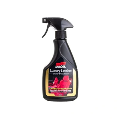 Image of SOFT99 Luxury Leather 500 ml and Plastics Quick Detailer Spray Comprehensive Conditioner for Synthetic Upholstery