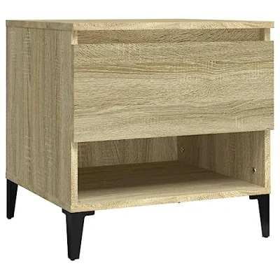Image of vidaXL Side Table Sonoma Oak 50x46x50 cm Engineered Wood