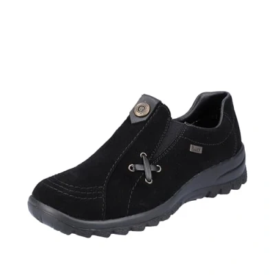 Image of Rieker Women&#039;s L7171 Loafers, Black (Schwarz/Schwarz 00), 3.5 UK