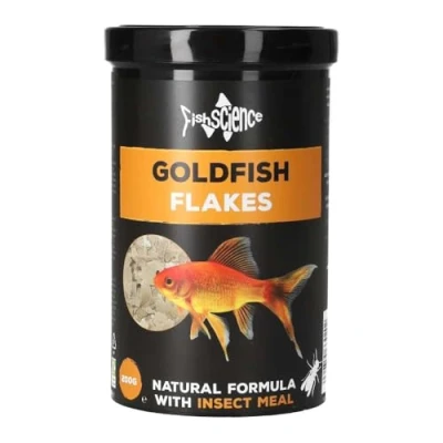 Image of FishScience Goldfish Flakes 200g (1000ml) Fish Food for Ponds and Aquariums