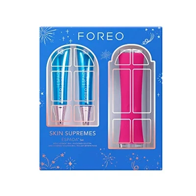 Image of FOREO Skin Supremes ESPADA + 2 x BHA+PHA Blemish Solution Acne Treatment &amp; 2x Salicylic Acid Care Set, 15ml Pimple Beauty Skincare, Birthday Gifts for Her, Women Face, Magenta