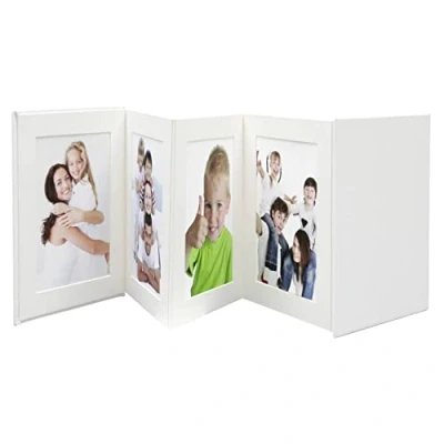 Image of Deknudt Photo Album Leather or Imitation 13 x 18 cm White