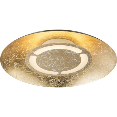 Image of Tabea 35cm Integrated LED Semi Flush Ceiling Light Gold Colors 3000K
