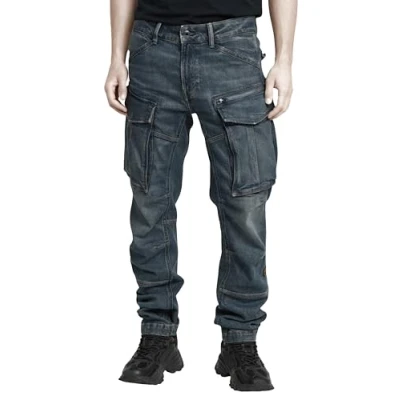 Image of G Star Men&#039;s Rovic Zip 3D Regular Tapered Denim Jeans, Blue (worn in glace D23077 D775 H139), 31W / 32L