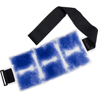 Image of TheraPearl Reusable Hot Cold Pack for Back, Back Wrap with Strap &amp; Gel Beads, Best Ice Bag Lower Pain Relief, Non Toxic Flexible Compress Swelling, Sports Injuries