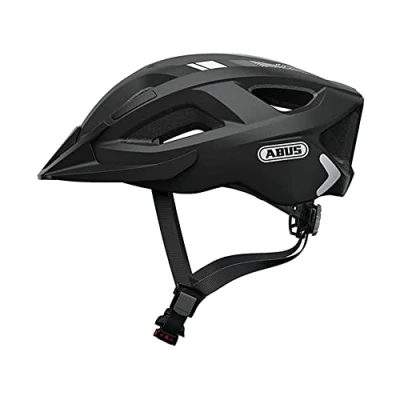 Image of ABUS Aduro 2.0 City Helmet Allround Bicycle in Sportive Design for Traffic Women and Men Black, Size L