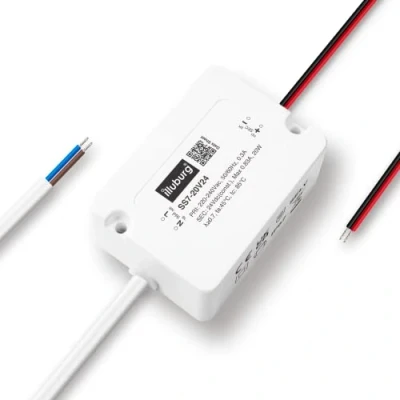 Image of illuburg LED Driver 24V 20W Waterproof IP67 Flickerfree for Strip Light Power Supply Transformer