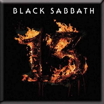 Image of Black Sabbath Fridge Magnet 13 Album Band Logo Official 76mm x One Size