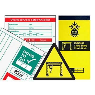 Image of Good To Go Safety Overhead Crane Check Book 25 Inspections x