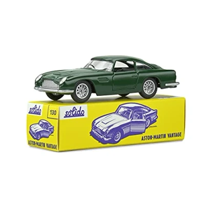 Image of Solido S1001302 1:43 Aston Martin DB5 British Rac, Multicolored