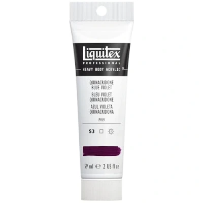Image of Liquitex Professional Heavy Body Acrylic Paint 59 Ml Tube, Quinacridone Blue Violet