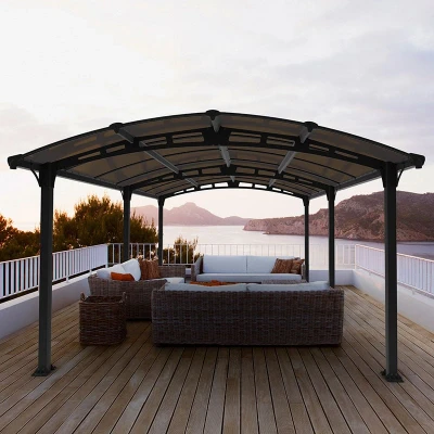 Image of 12&#039; x 16&#039; Palram Canopia Tucson 5000 Garden Gazebo (3.6m 5m)