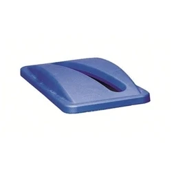 Image of Rubbermaid Slim Jim Bin Lid Paper Blue 2703/R001091