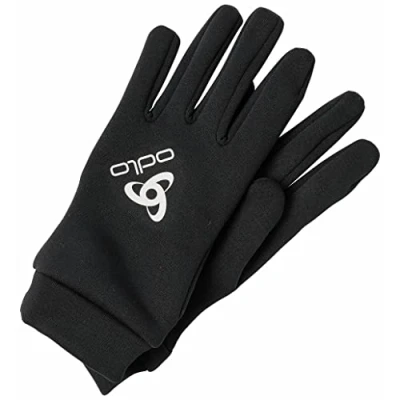 Image of Odlo Unisex Gloves STRETCHFLEECE LINER ECO, black, XS