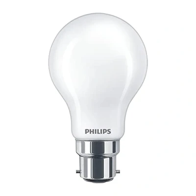 Image of Philips Master Value 5.9W (60W Replacement) A60 LED Bulb, Bayonet Cap B22, Dimmable, 2700K Warm White, Frosted Globe Lamp