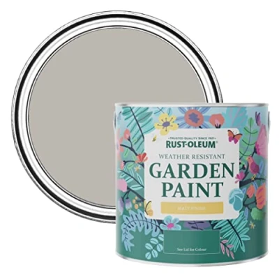 Image of Rust Oleum Brown Mould Resistant Garden Paint In Matt Finish Gorthleck 2.5L