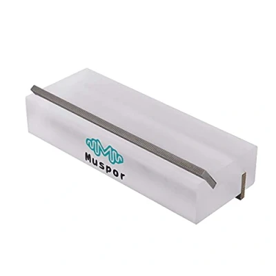 Image of Alnicov Guitar Fret Crowning End Bevel Flush Files Tool (35 Deg and 90 Deg) Luthier File Tools for Bass