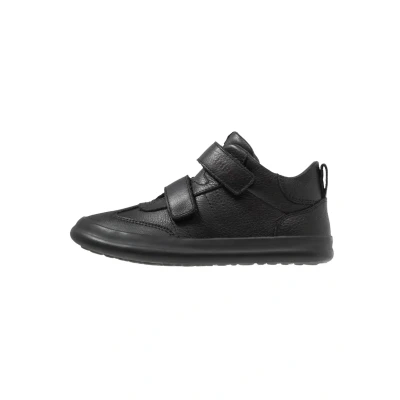Image of Camper Pursuit Touchstrap shoes for kids, Size: 10K, Black Leather