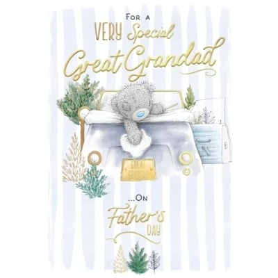 Image of Me to You Tatty Teddy Father&#039;s Day Card For Great Grandad 5x7&quot; Official Collection
