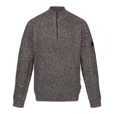 Image of Regatta Professional Men&#039;s Solomon Knitted Pullover Dark Grey Marl, Size: XL