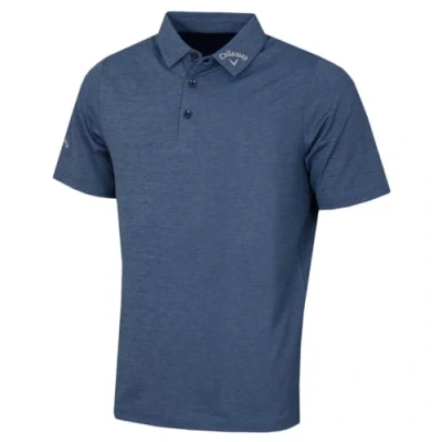 Image of Callaway Apparel Mens Emea Ventilated C Polo Shirt, Peacoat, M, EU