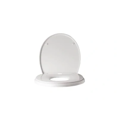 Image of Sabichi Toilet Seat Soft Close White with Quick Release Function, Simple Top Fixing Family Child Built in Standard Seats Adjustable Hinges, O Shape